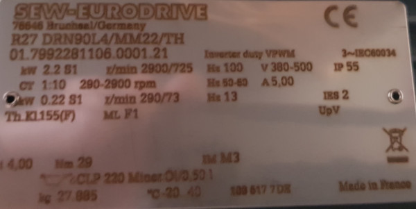 Transnorm Gurtkurve Förderer rechts 90°-1300-1100-IR900 - NEU