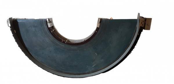 Transnorm belt curve conveyor left GKF 180°-775-600 IR500
