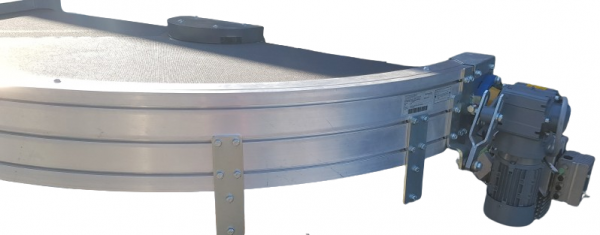 Transnorm Gurtkurve Förderer links 180°-800-700-IR200 Ausstellungsstück