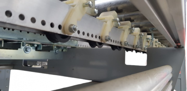 Gebhardt roller conveyor turnout sorter switch diverter ejector 45° 2400-1300-550