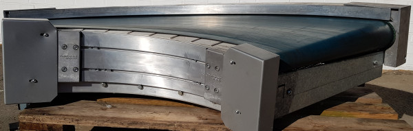 Transnorm spiral helix belt curve conveyor left GKF 85°-775-550 IR600