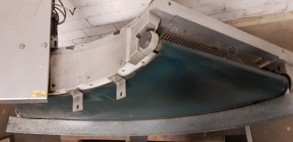 Transnorm Spiral Helix Gurtkurvenförderer rechts GKF 90°-775-600 IR500