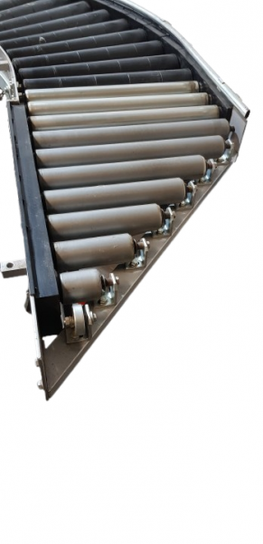 Transnorm Schrägzulauf Ausschleußer Einschleußer Rollenzwickel 45°/90°-600-500