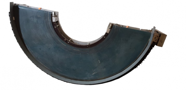 Transnorm belt curve conveyor left GKF 180°-775-600 IR500